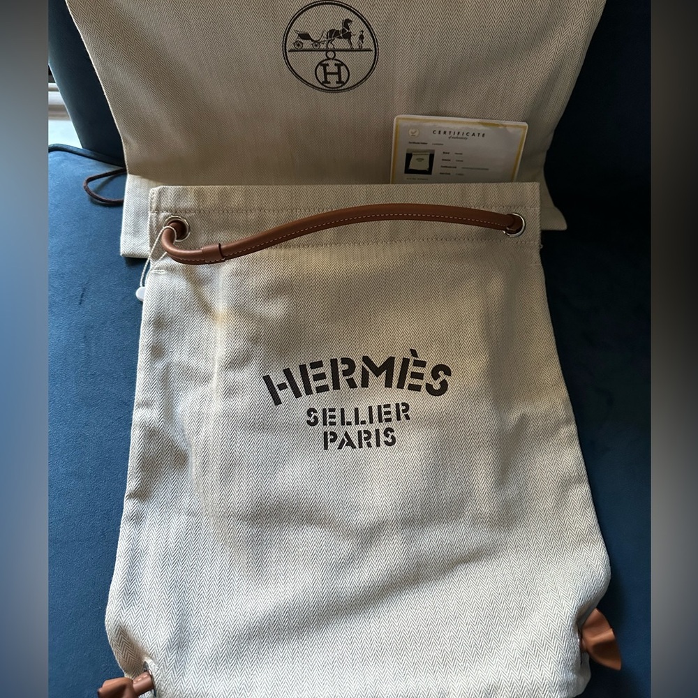 Authentic Hermès Toile Maline Bag